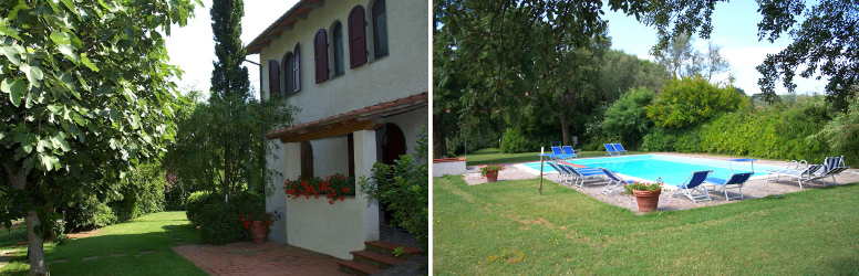 Bosco Lazzeroni apartmanok Toszkánában.